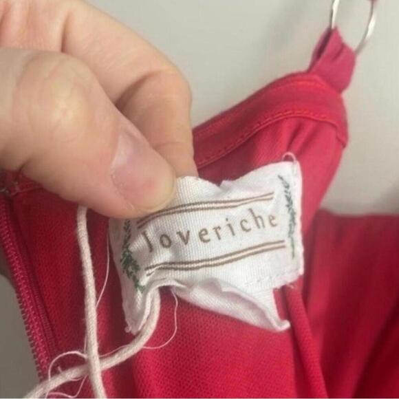 ✅Love Riche Red Sweetheart A Line Coquette Dress Twist Front - Picture 7 of 9